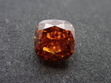 オレンジダイヤモンド 0.383ctルース(FANCY DEEP BROWNISH ORANGE, SI1)