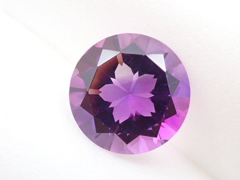 紫水晶 7.96 克拉裸石（櫻花切割）