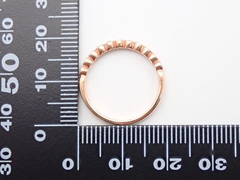 K18 diamond ring (rose cut)