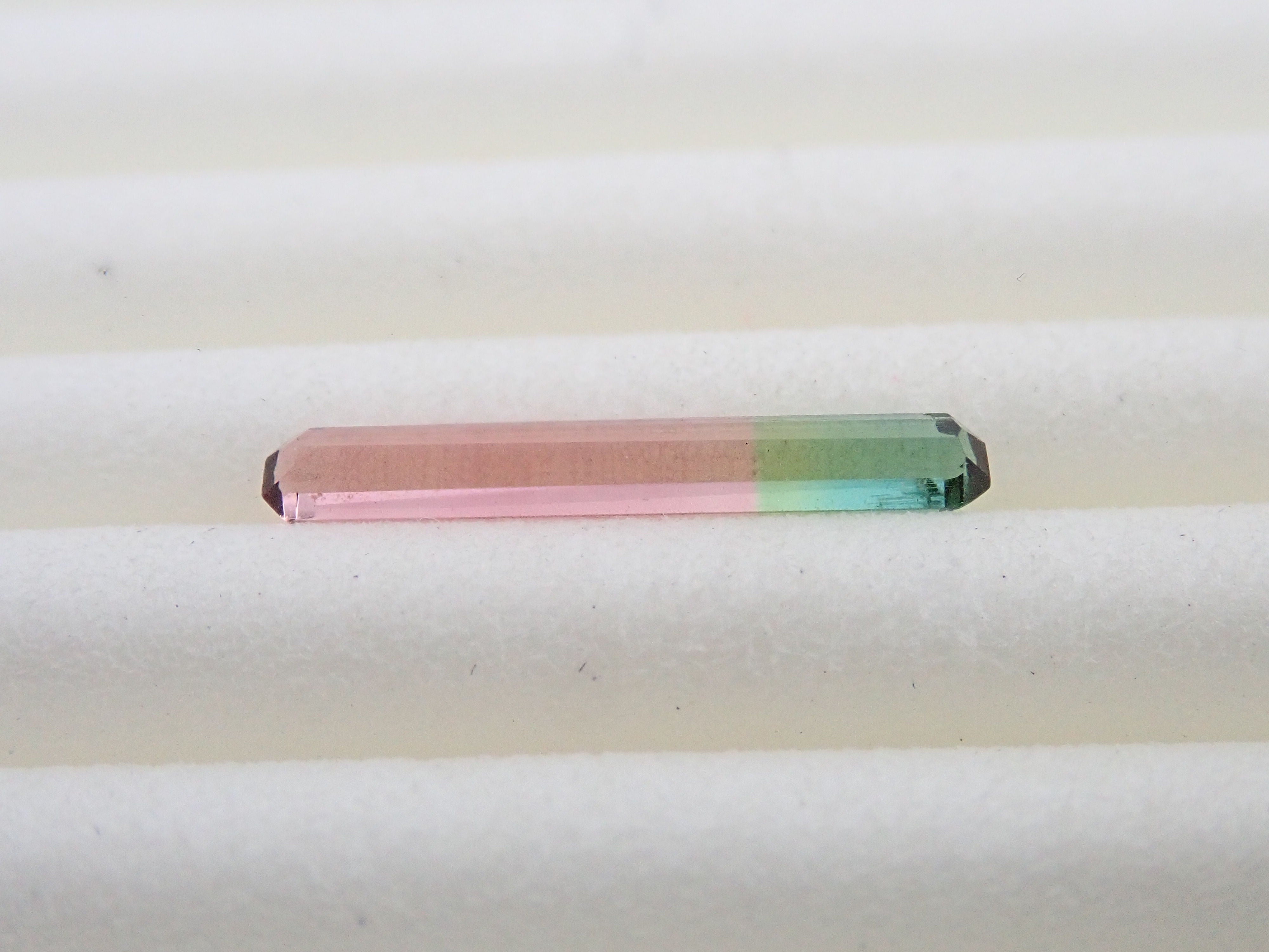 Bicolor tourmaline 0.512ct loose