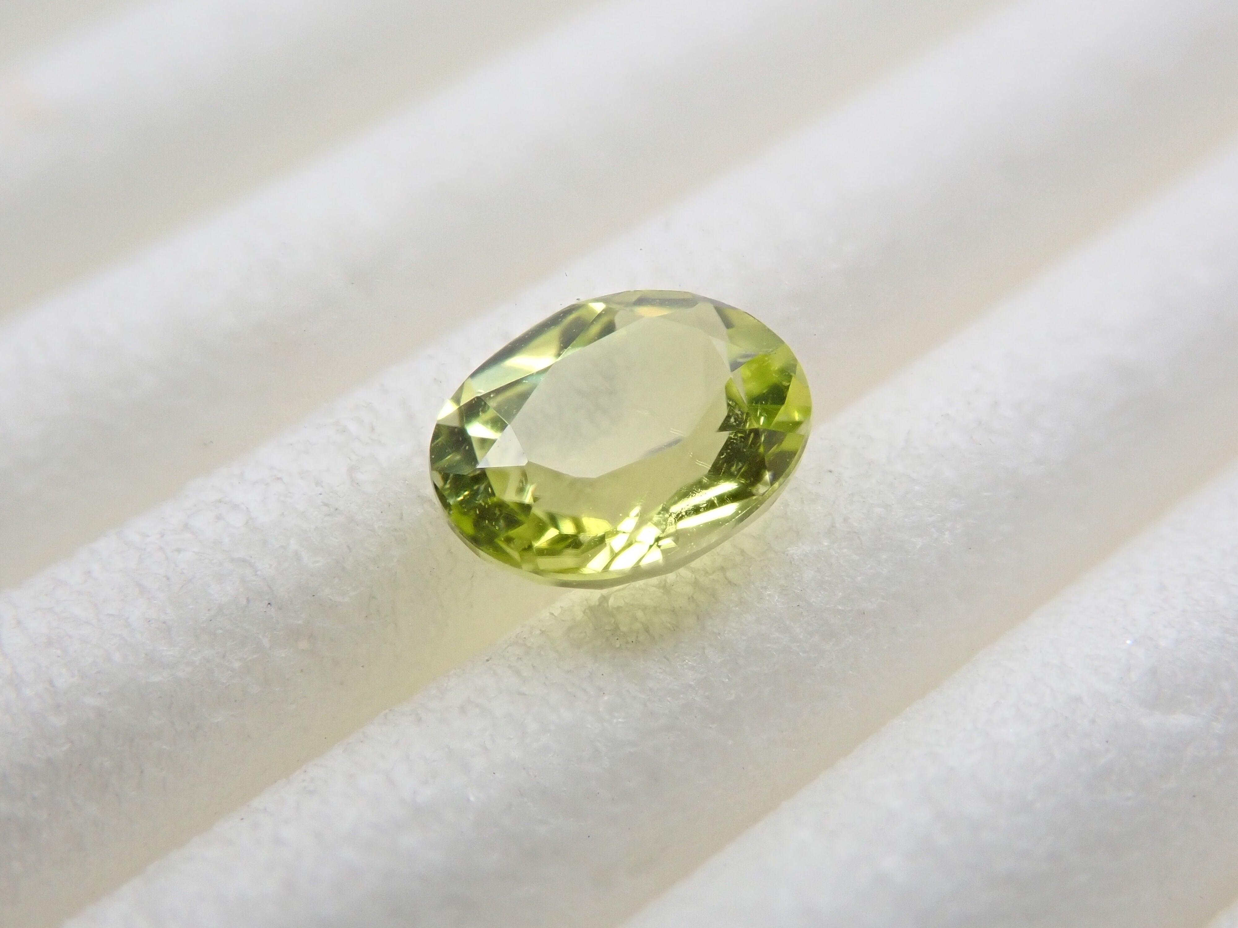 Canary yellow tourmaline 0.344ct loose