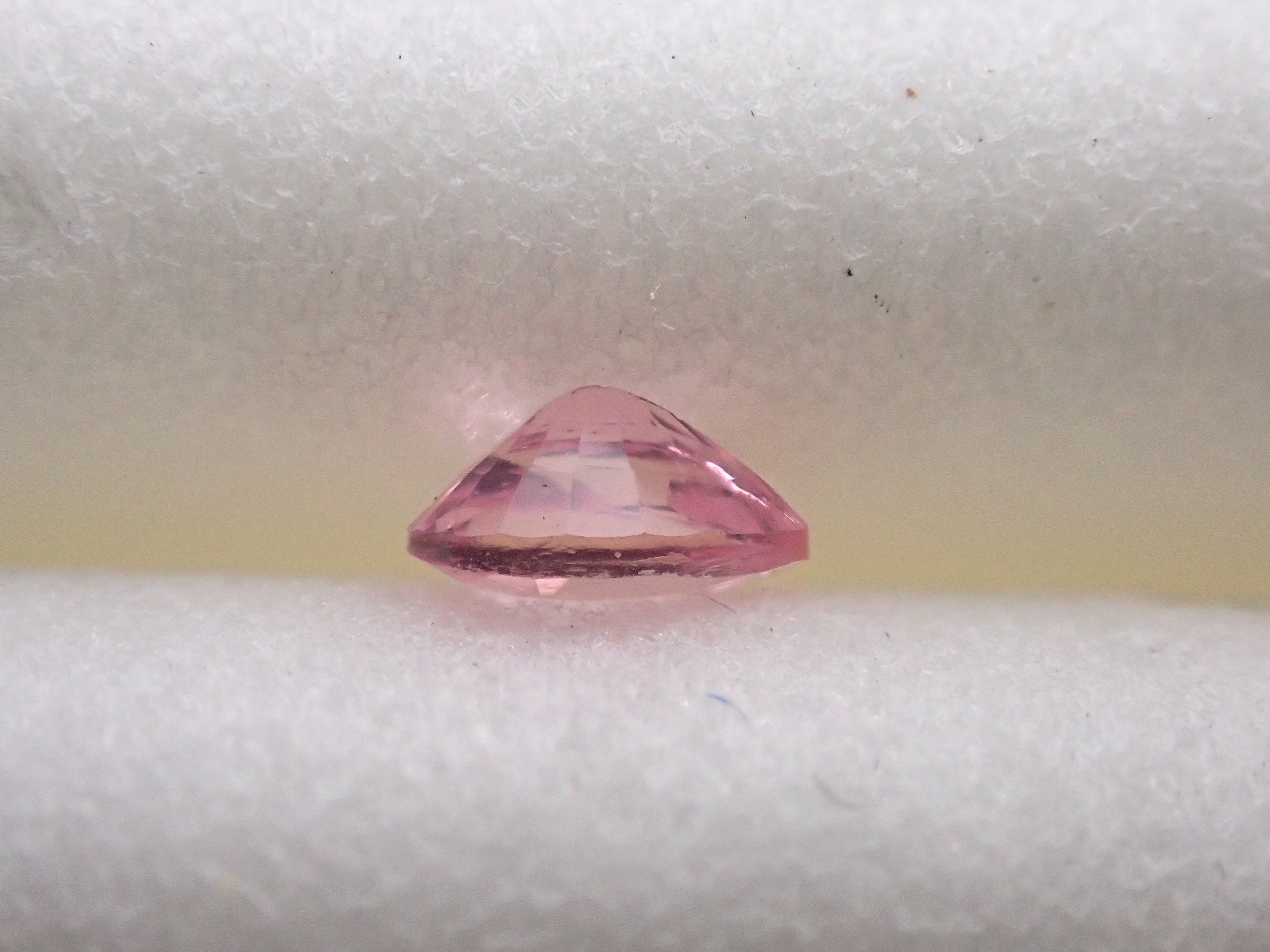 Padparadscha sapphire 0.072ct loose a with DGL