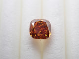 橘色鑽石 0.383 克拉裸鑽（深棕色橘色，SI1）