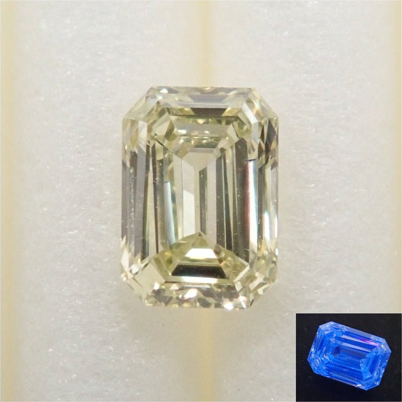 灰綠黃鑽石 0.283 克拉裸鑽（淺灰綠黃，SI1）