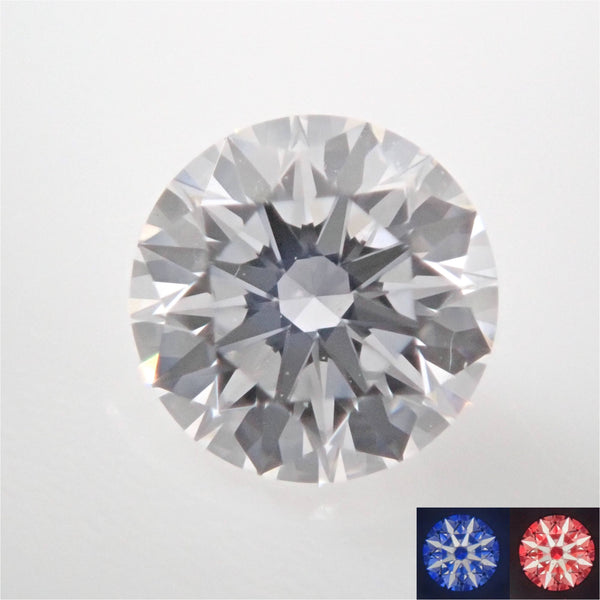 ダイヤモンド 0.267ctルース(D, VS2, 3Excellent H&C ハートアンドキューピッド,MB)