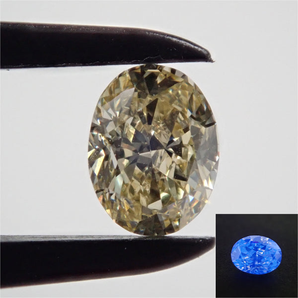 Yellow diamond 0.411ct loose (FANCY LIGHT ORANGY YELLOW, VS1)