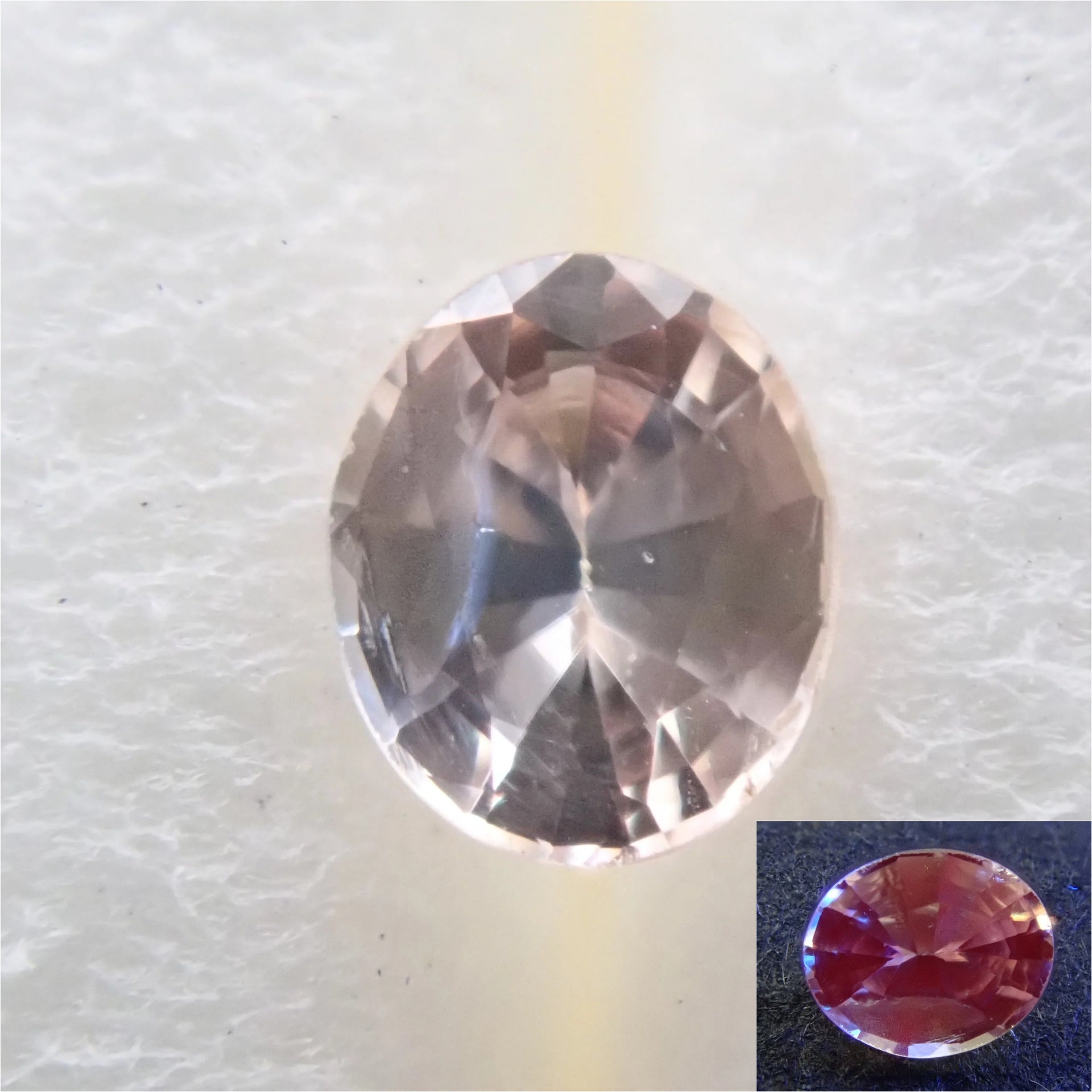 2月2日まで ベニトアイトカラーレス0.321ct ぜいたく 日独宝石研究所 