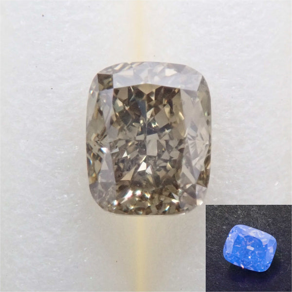 Yellow diamond 0.283ct loose (FANCY DEEP BROWN GREENISH YELLOW, SI1)