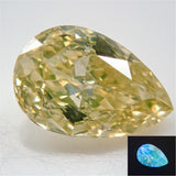 Yellow diamond 0.369ct loose (FANCY YELLOW, SI1)