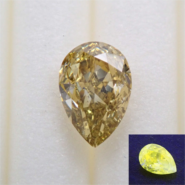 Yellow Diamond 0.330ct Loose (FANCY DEEP BROWNISH GREENISH YELLOW, SI2)