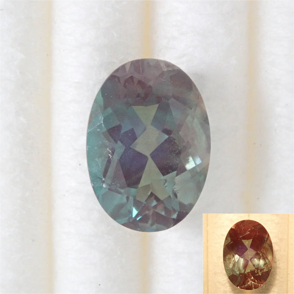 Color change Andesine 0.810ct loose