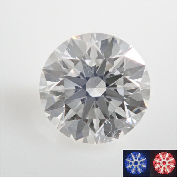 ダイヤモンド 0.210ctルース(D, VS2, 3Excellent H&C ハートアンドキューピッド)