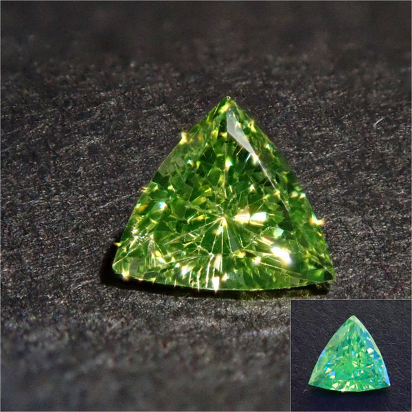 ミントグリーンダイヤモンド 0.081ctルース（VSクラス相当）