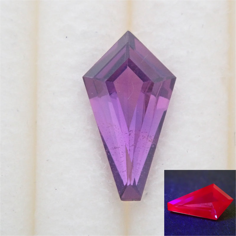 Purple sapphire 0.291ct loose