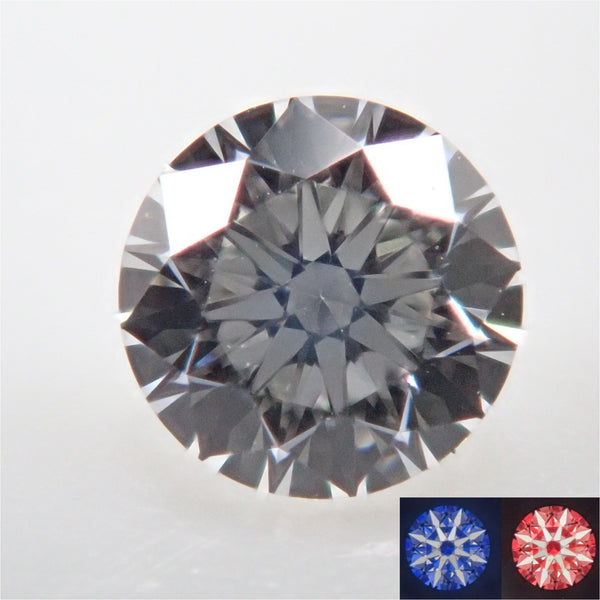 ダイヤモンド 0.107ctルース(E, VVS-1, EXCELLENT H&C ハート ...