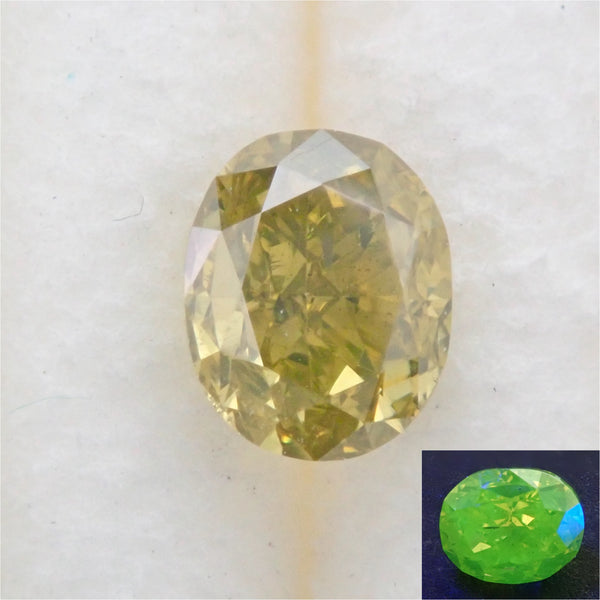 ファンシーディープブラウニッシュイエローダイヤモンド 0.300ctルース 