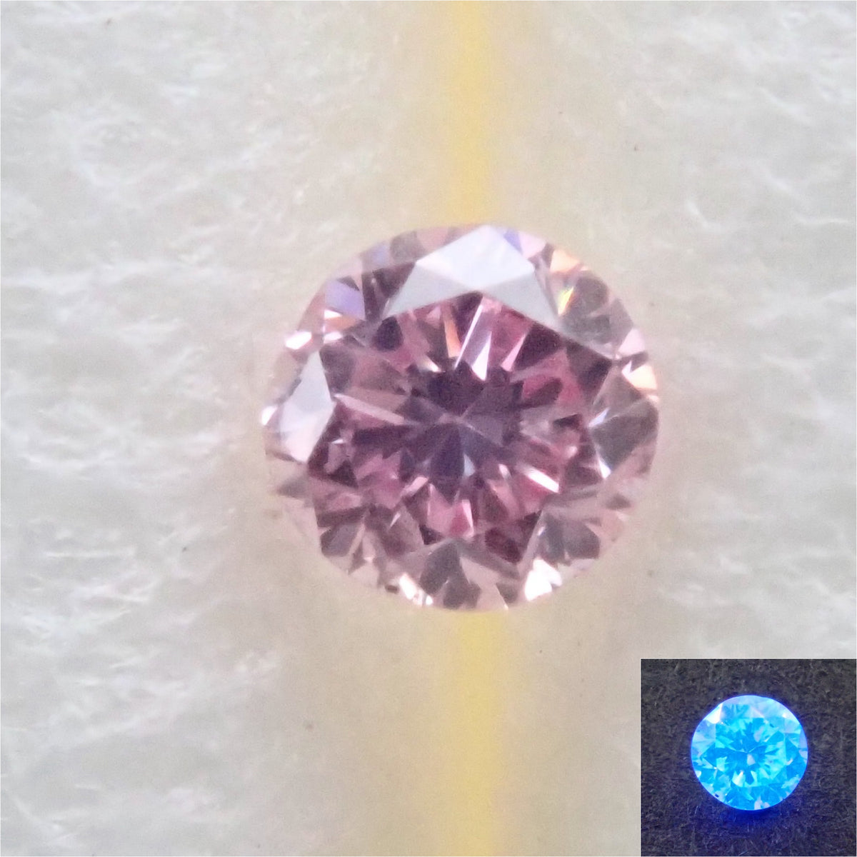 ファンシーパープリッシュピンクダイヤモンド 1.7mm/0.022ctルース 