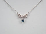 K18WG London Blue Topaz Pendant (Necklace)
