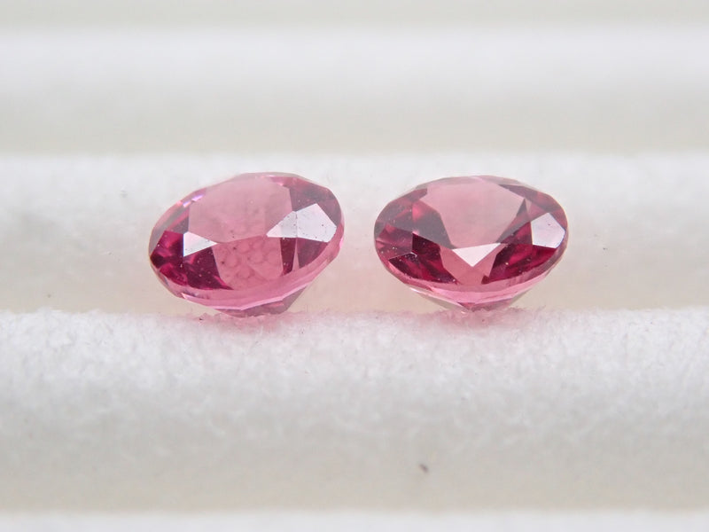 粉紅色尖晶石 2 顆寶石套裝 0.282 克拉裸石