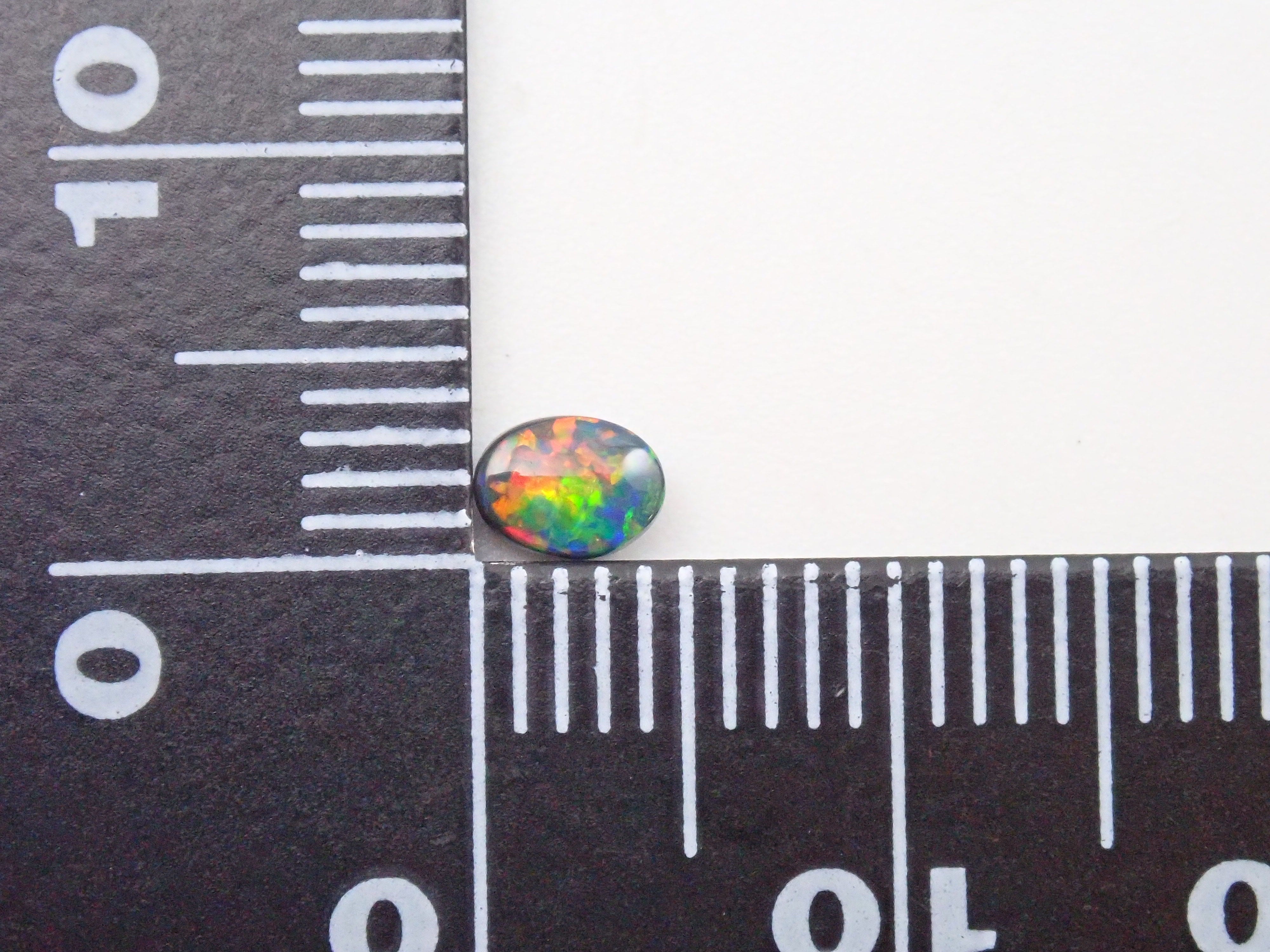 Black opal 0.179ct loose