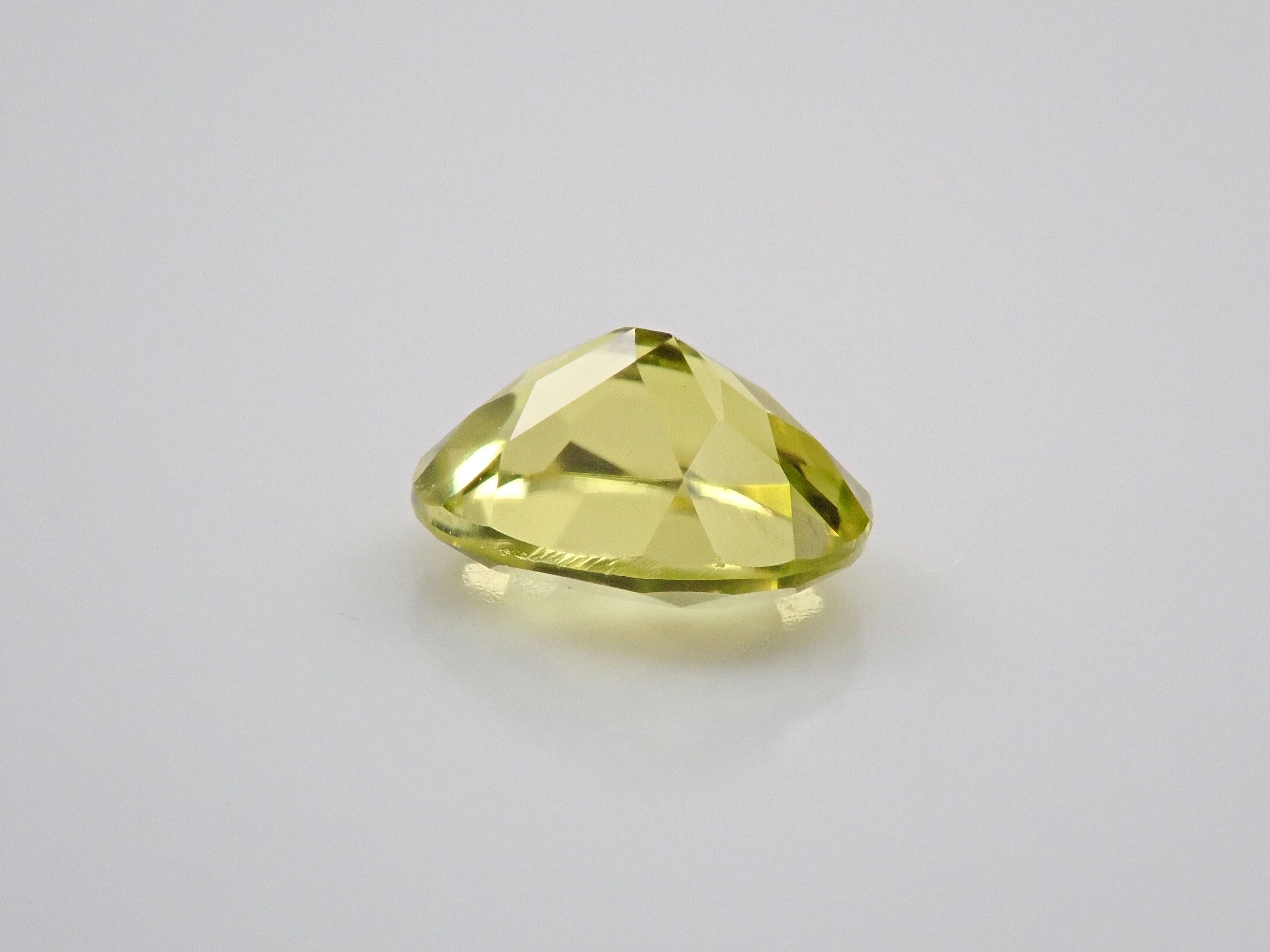 Canary yellow tourmaline 0.357ct loose