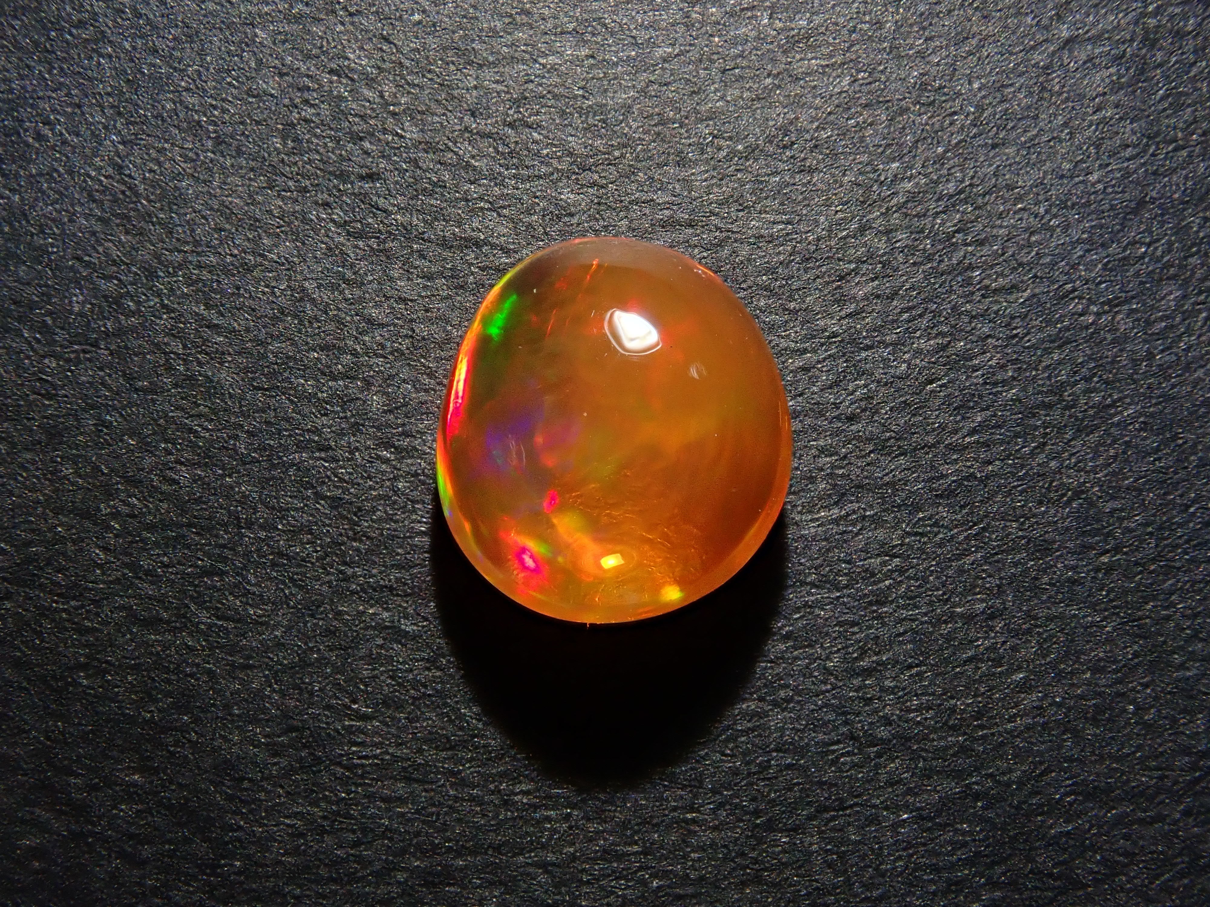 Fire opal 0.718ct loose