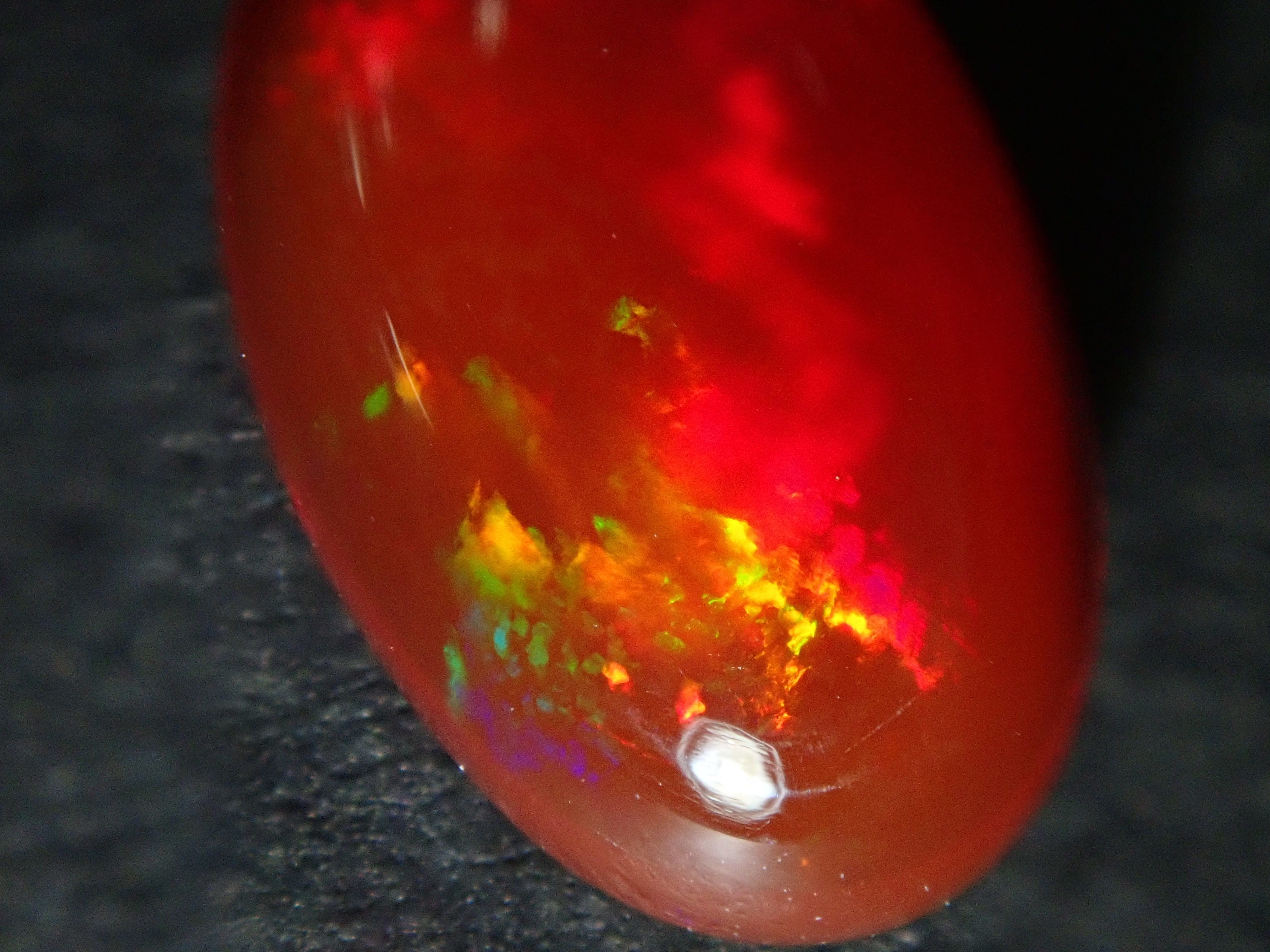 Fire opal 1.793ct loose