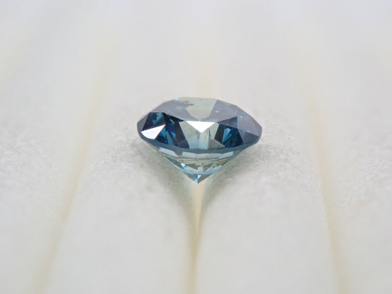 Blue Diamond (Treatment) 0.304ct Loose (Treted FANCY DEEP GREEN BLUE, I1)
