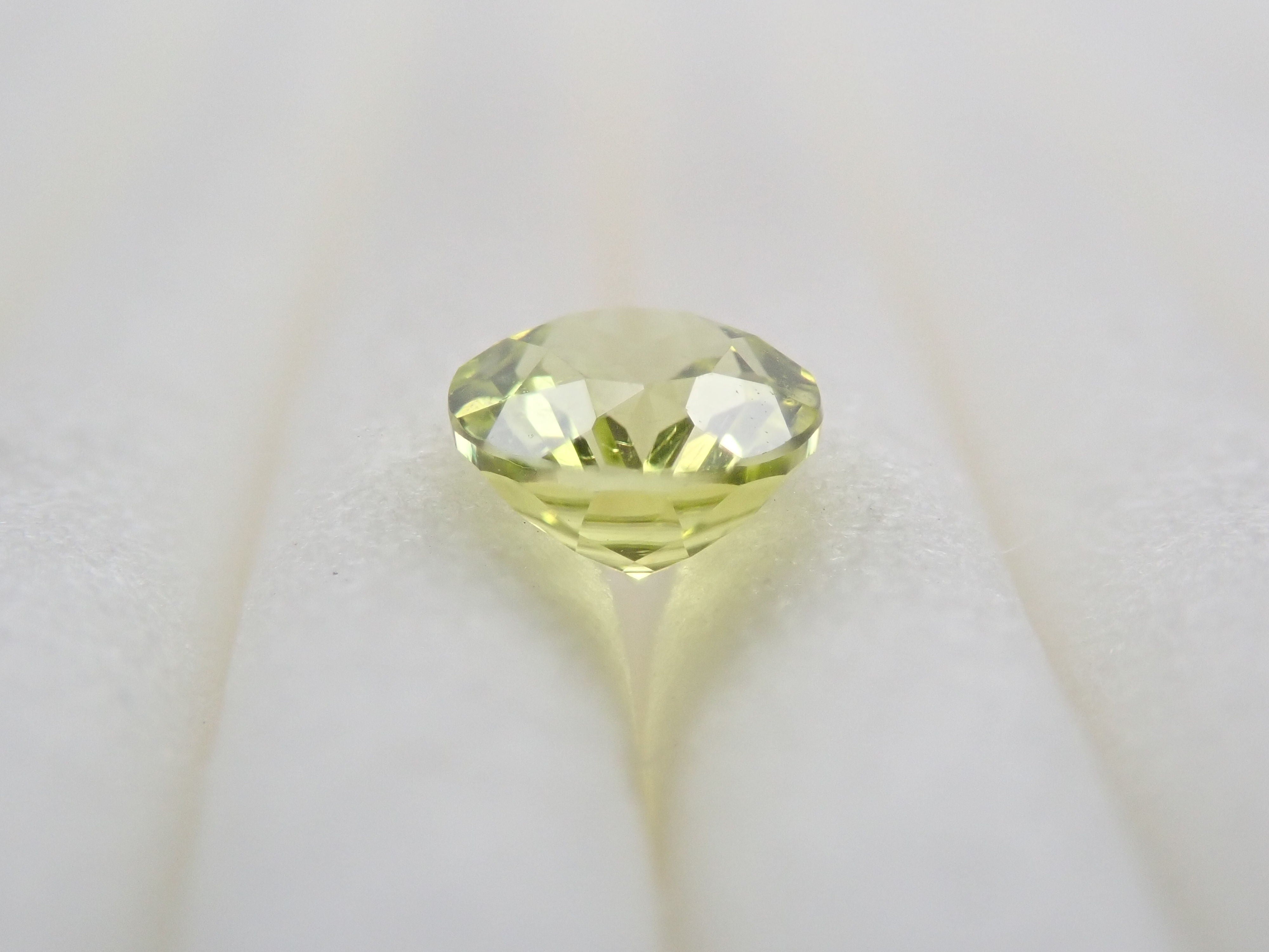 Canary yellow tourmaline 0.344ct loose