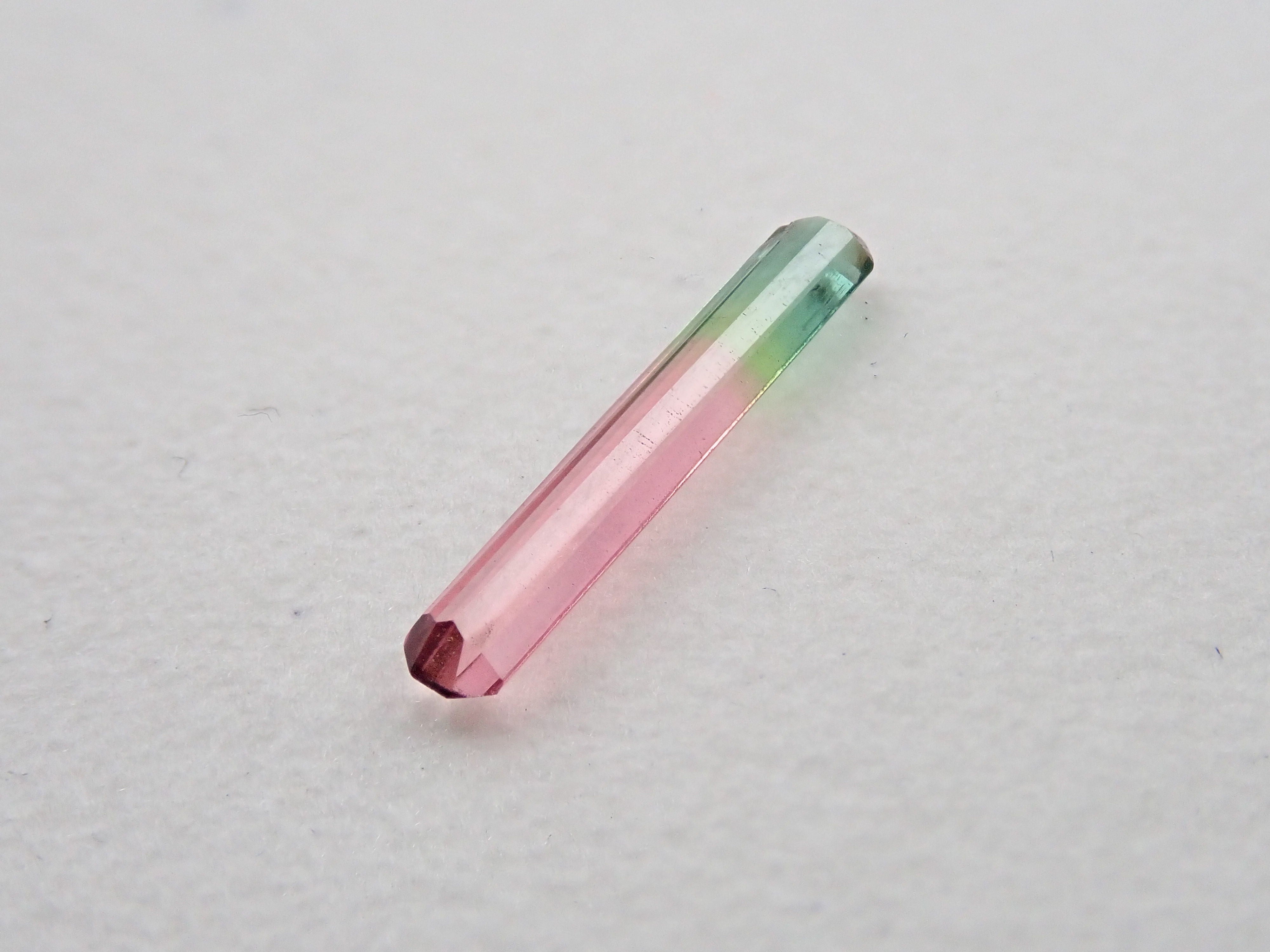 Bicolor tourmaline 0.512ct loose