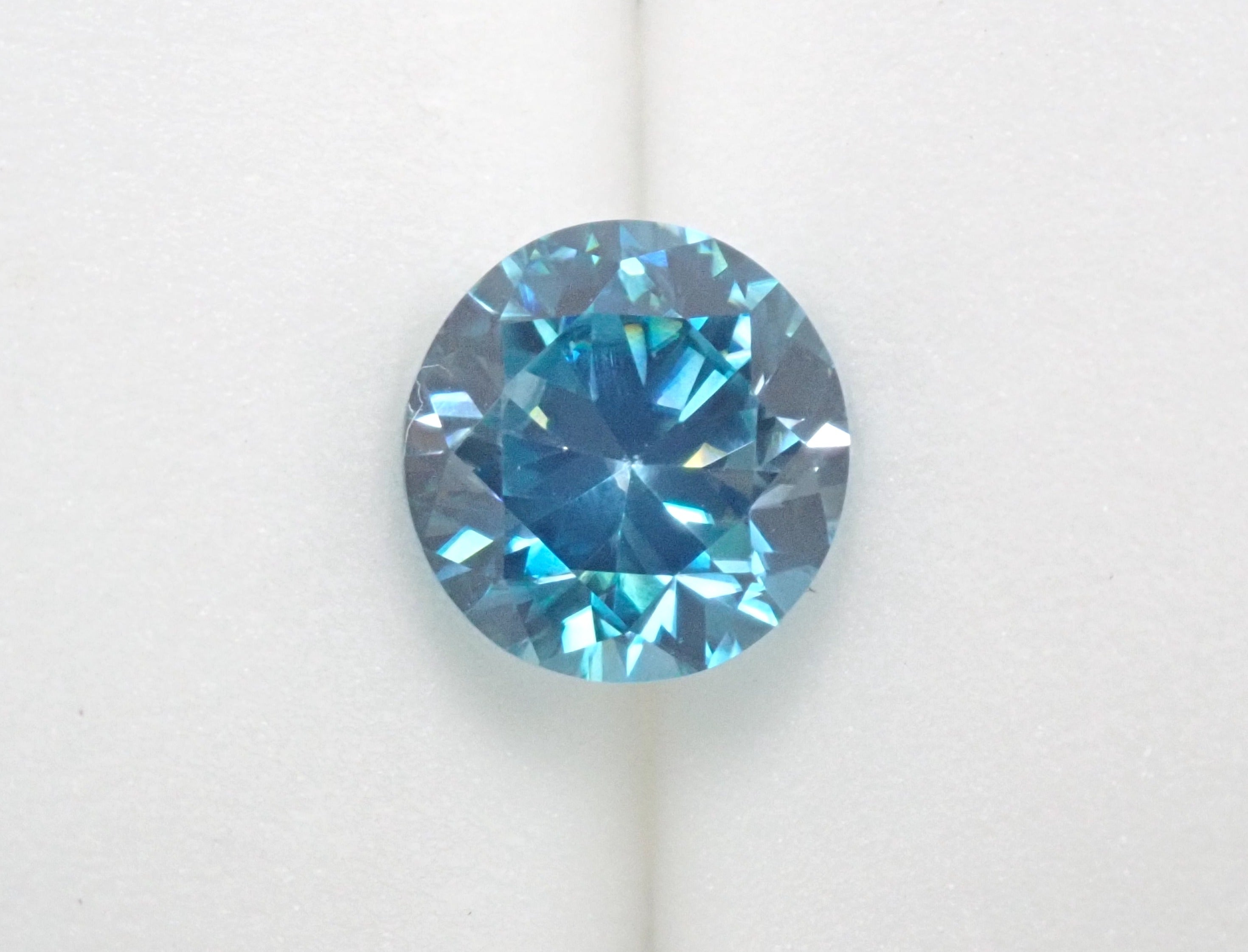 Blue zircon 2.280ct loose