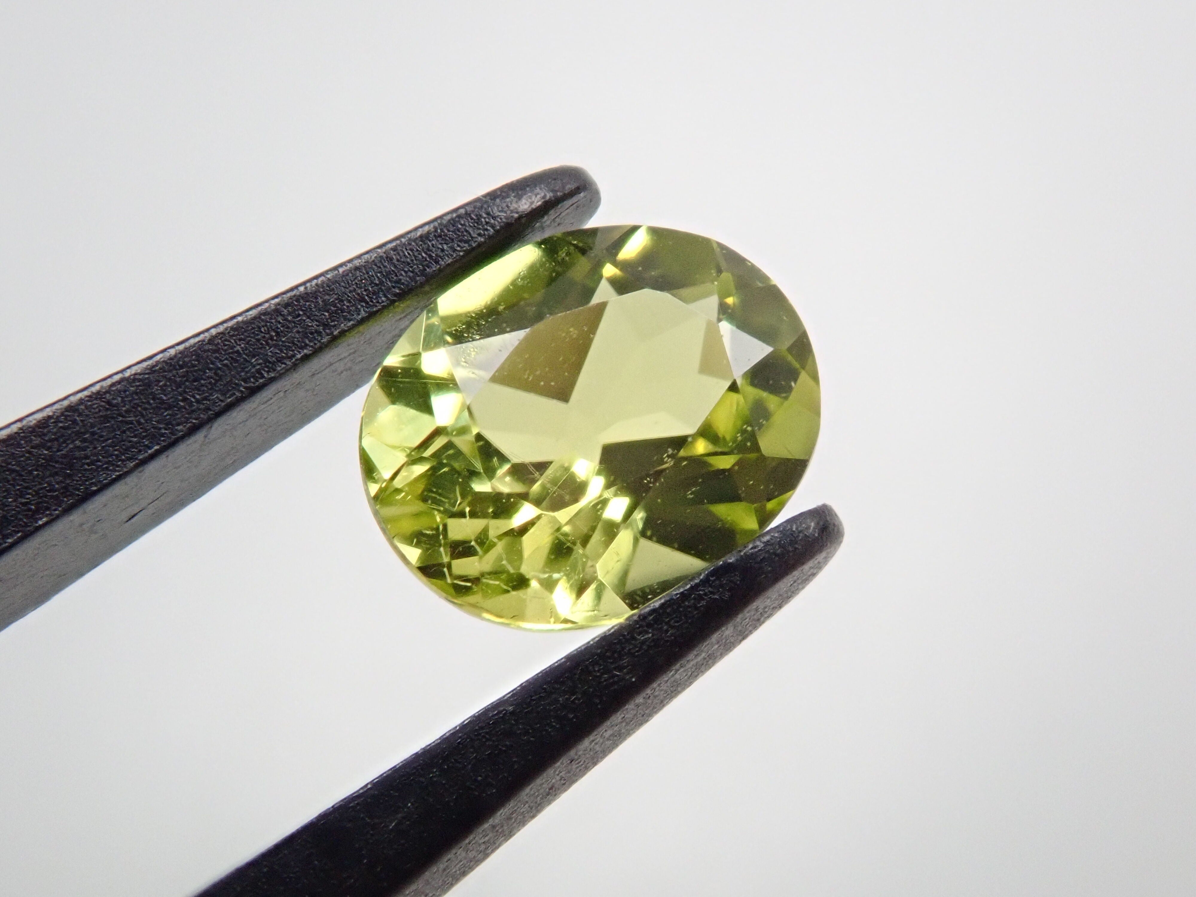 Canary yellow tourmaline 0.344ct loose