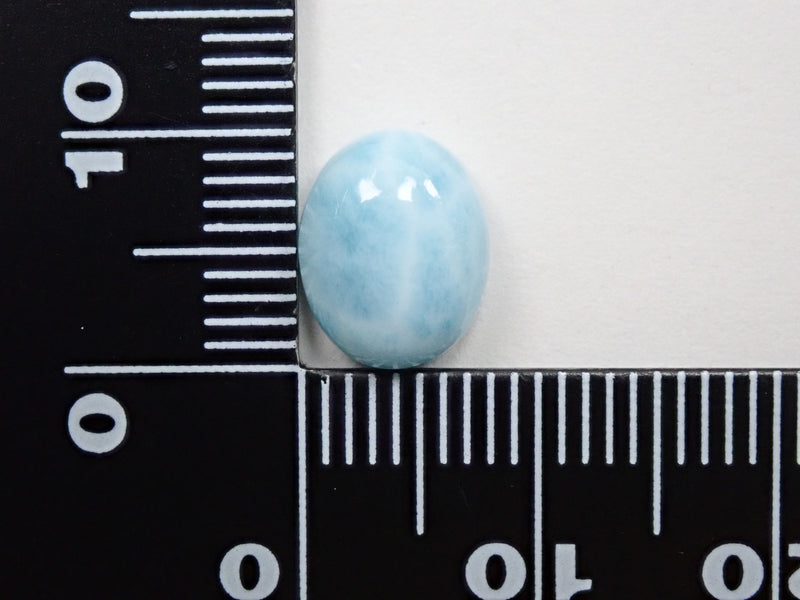 Larimar 3.423ct loose with Japanese and German