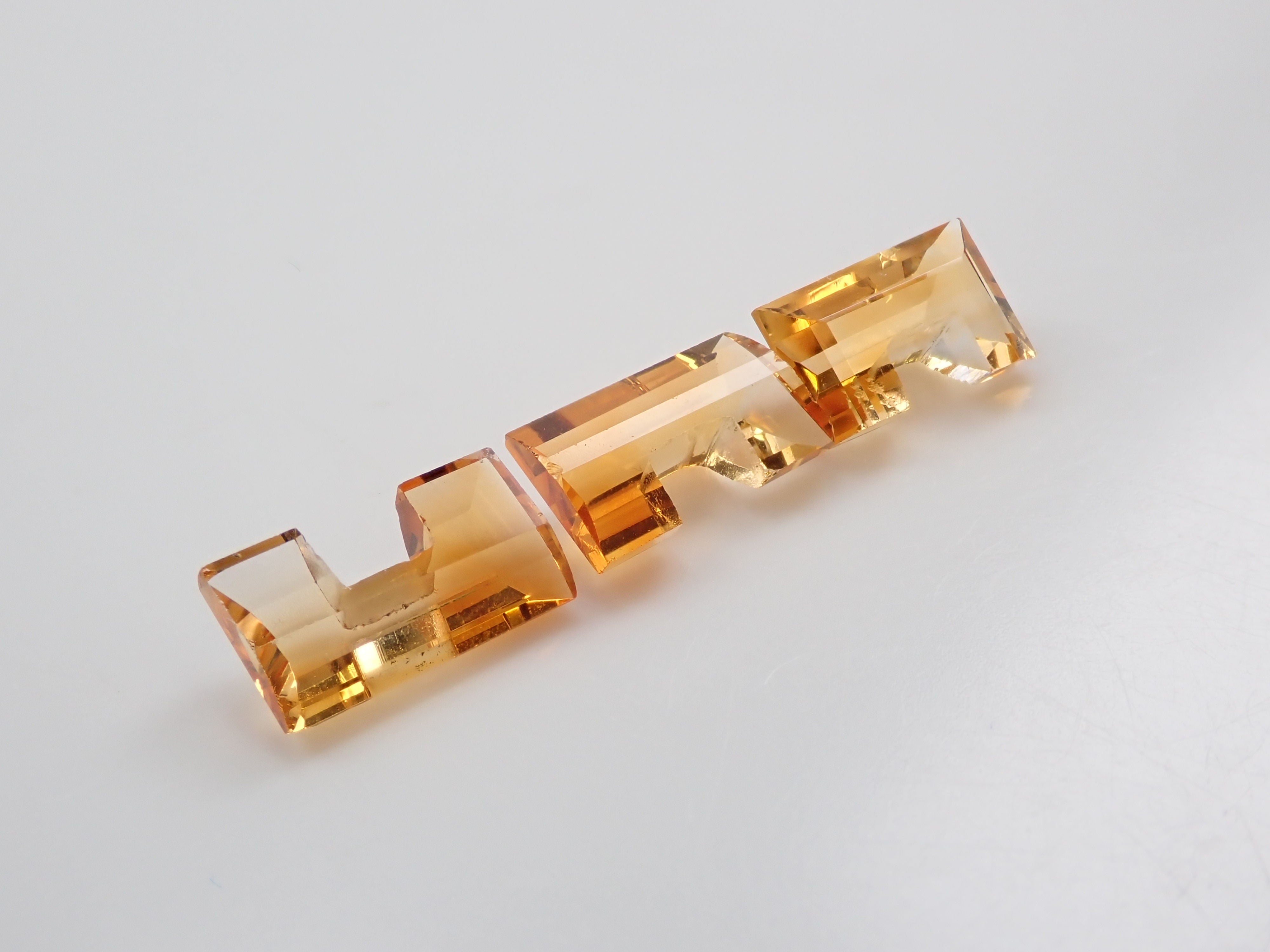 シトリン3石セット 3.970ct