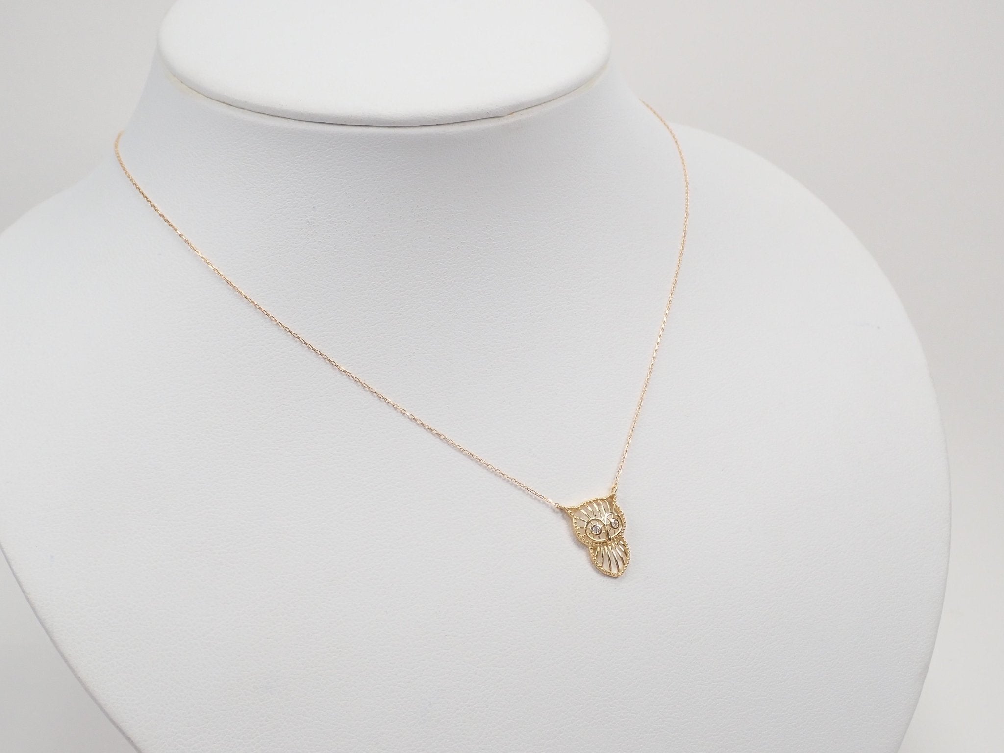 K18ダイヤモンド0.02ct ペンダント（ネックレス） - KARATZ STORE｜カラッツSTORE