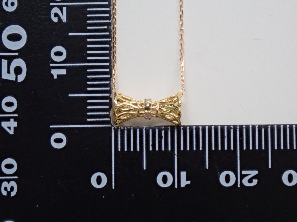 K18ダイヤモンド0.02ct ペンダント（ネックレス） - カラッツSTORE