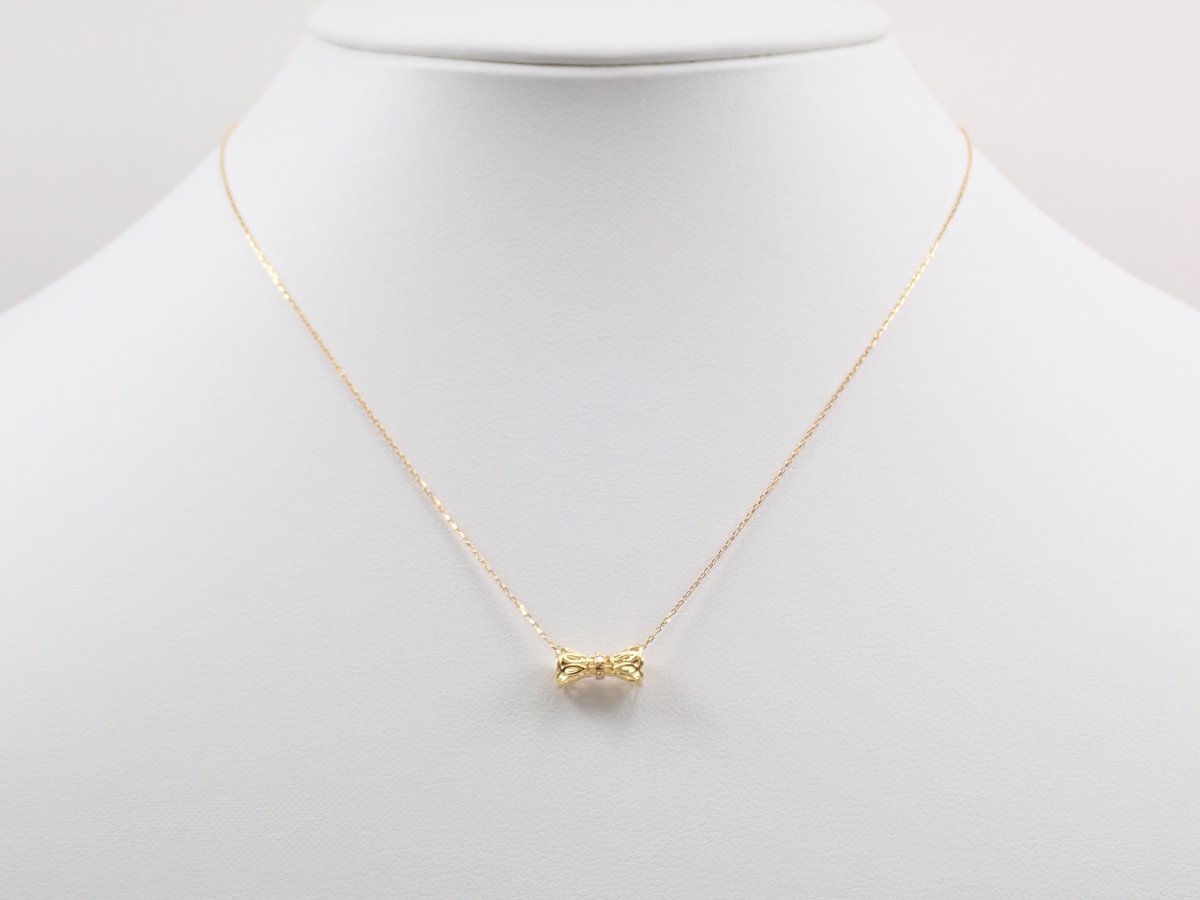 K18ダイヤモンド0.02ct ペンダント（ネックレス） - カラッツSTORE