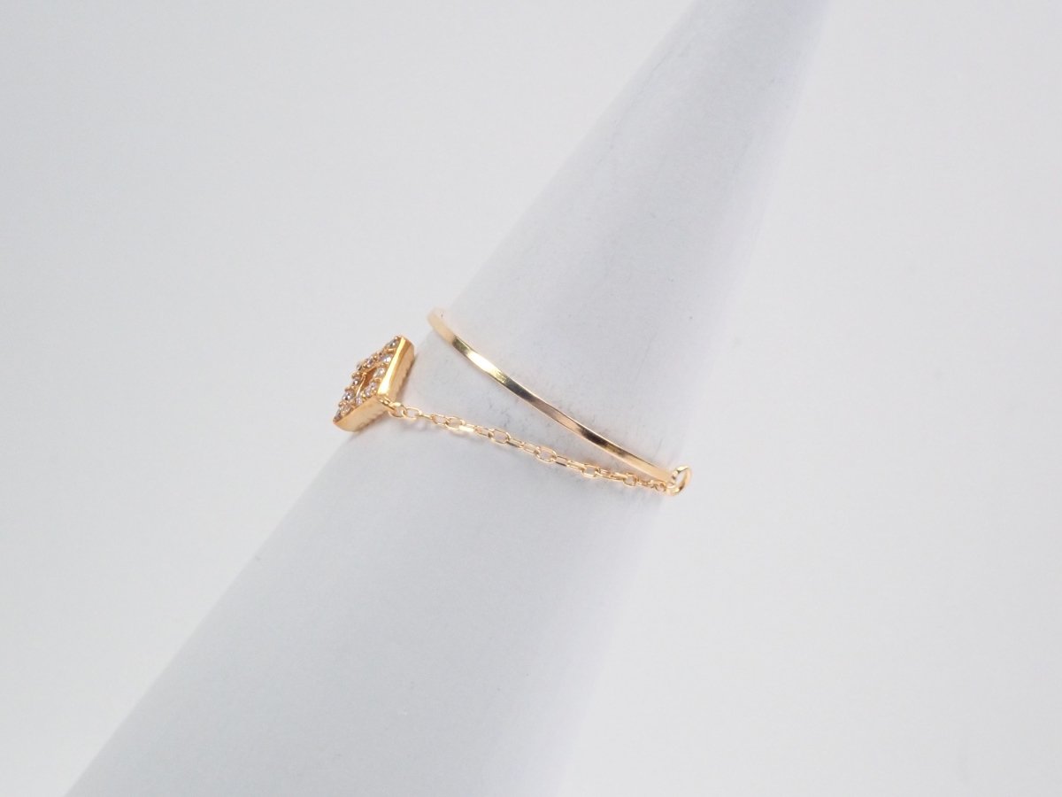 K18ダイヤモンド0.06ct リング - カラッツSTORE