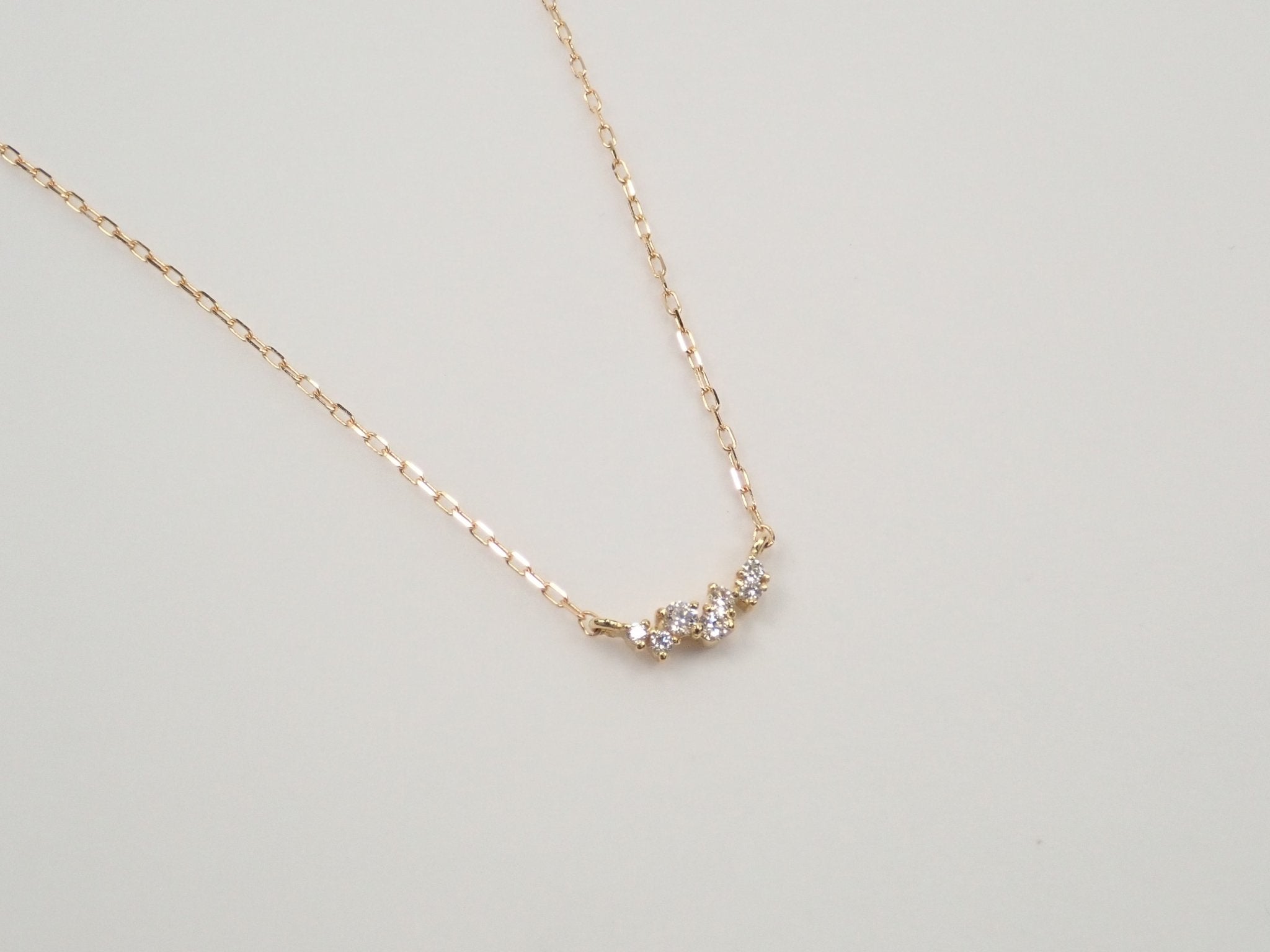 K18ダイヤモンド0.06ct ペンダント（ネックレス） - KARATZ STORE｜カラッツSTORE