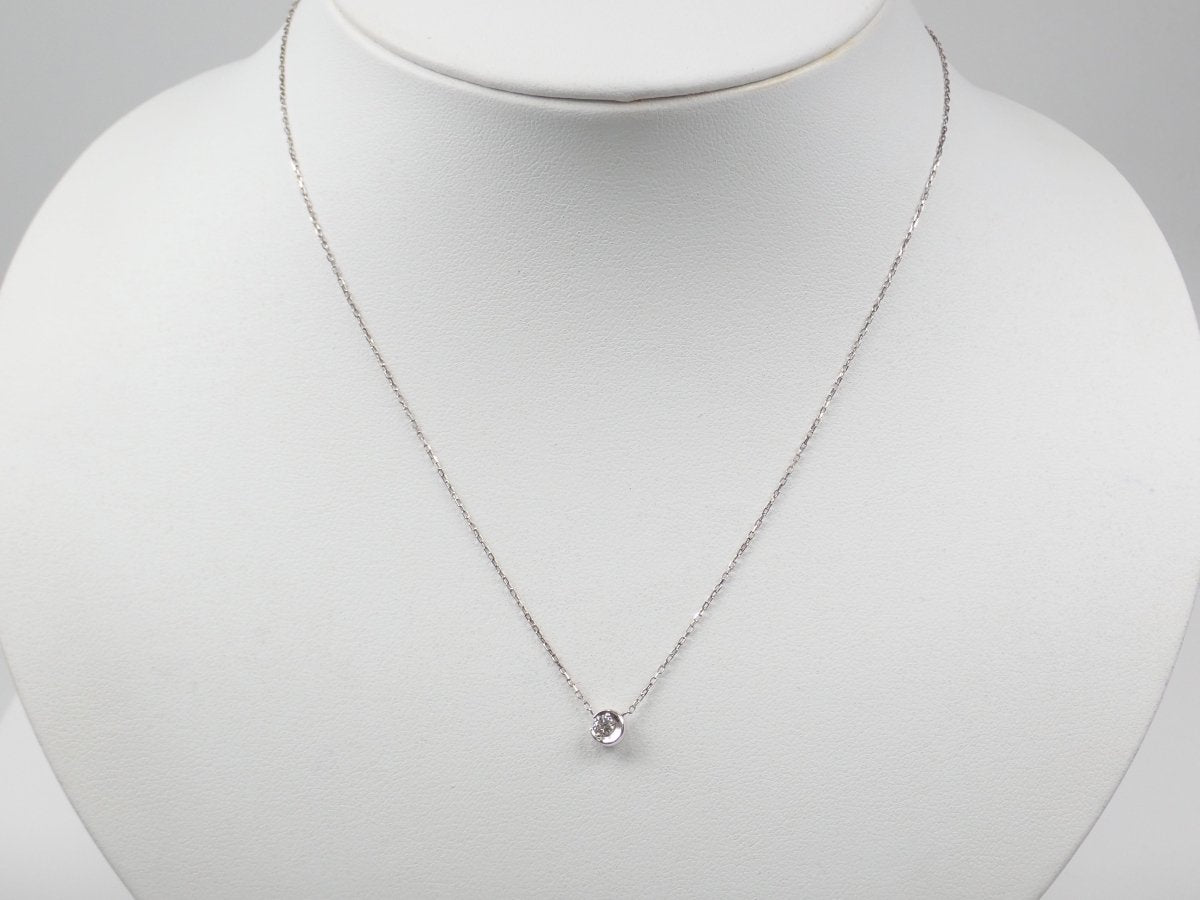 K18ダイヤモンド0.09ct ペンダント（ネックレス） - カラッツSTORE