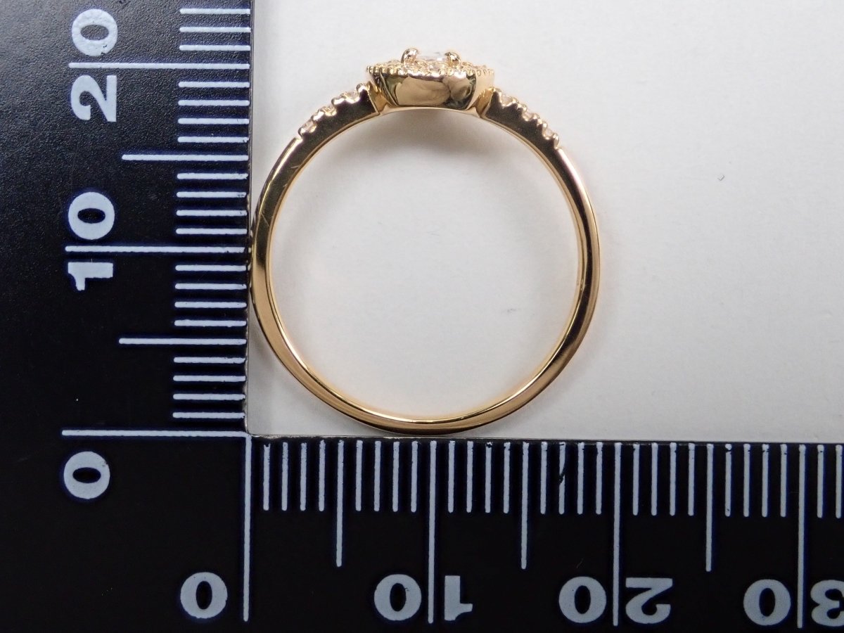 K18ダイヤモンド0.18ct リング（ローズカット） - カラッツSTORE