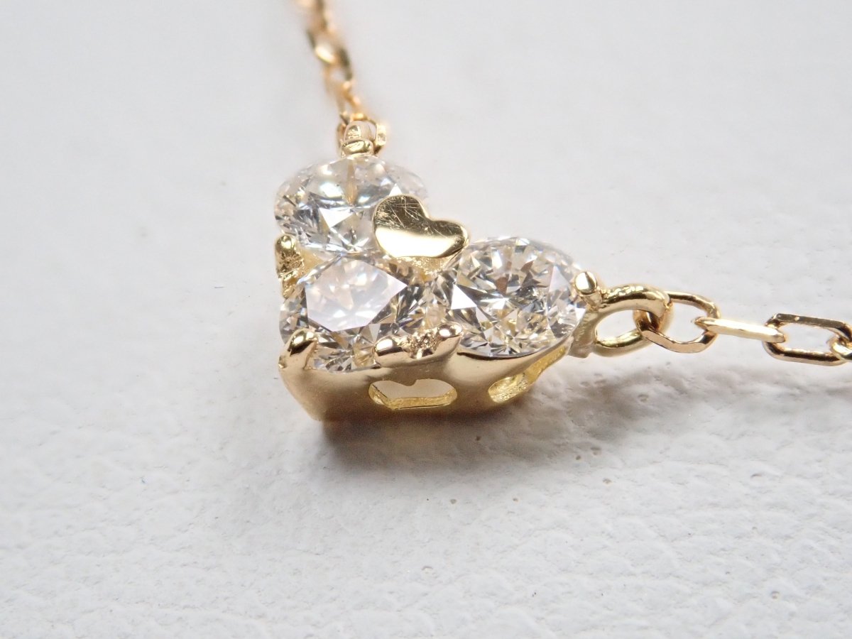 K18ダイヤモンド0.19ct ペンダント（ネックレス） - カラッツSTORE