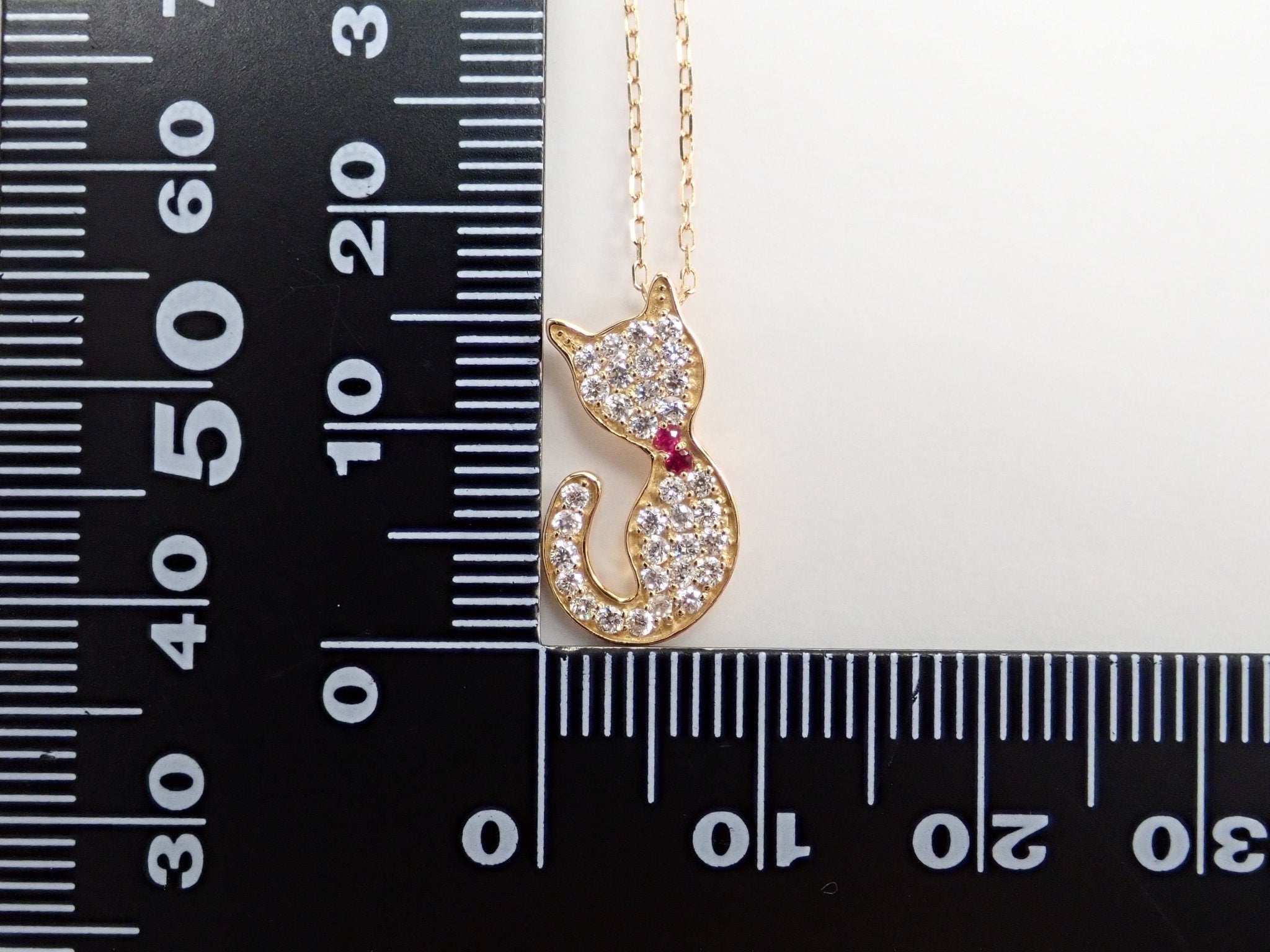 K18ダイヤモンド0.27ct ・ルビーペンダント - KARATZ STORE｜カラッツSTORE