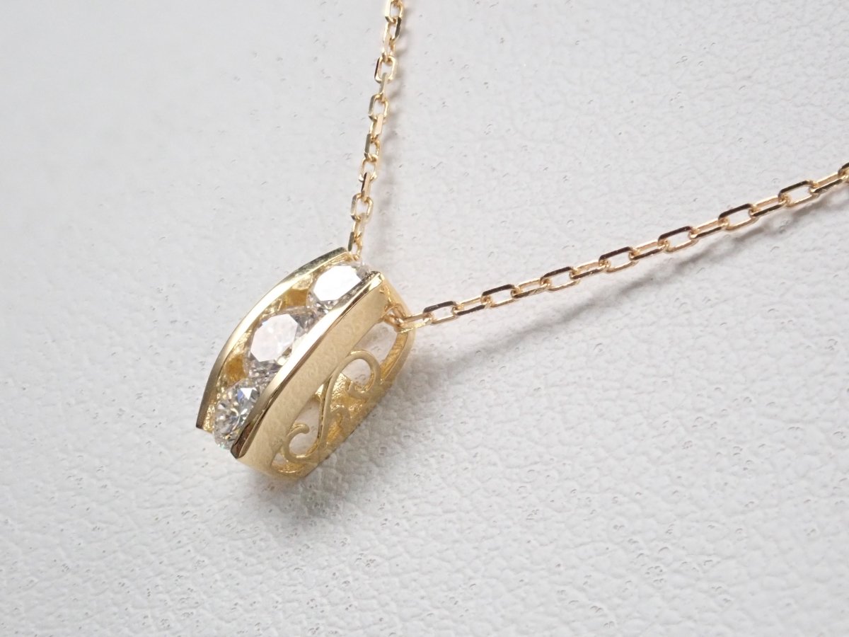 K18ダイヤモンド0.28ct ペンダント（ネックレス） - カラッツSTORE