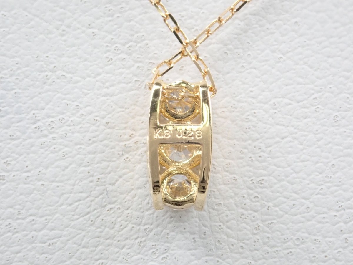 K18ダイヤモンド0.28ct ペンダント（ネックレス） - カラッツSTORE