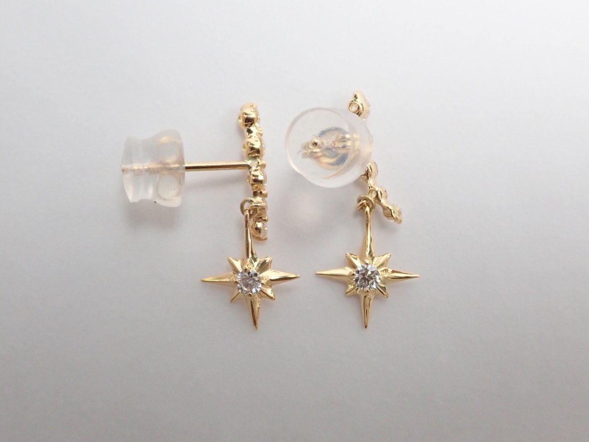 K18ダイヤモンド0.30ct ピアス - カラッツSTORE