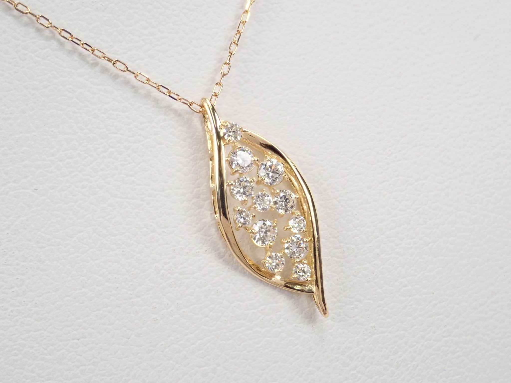 K18ダイヤモンド0.37ct ペンダント（ネックレス） - KARATZ STORE｜カラッツSTORE