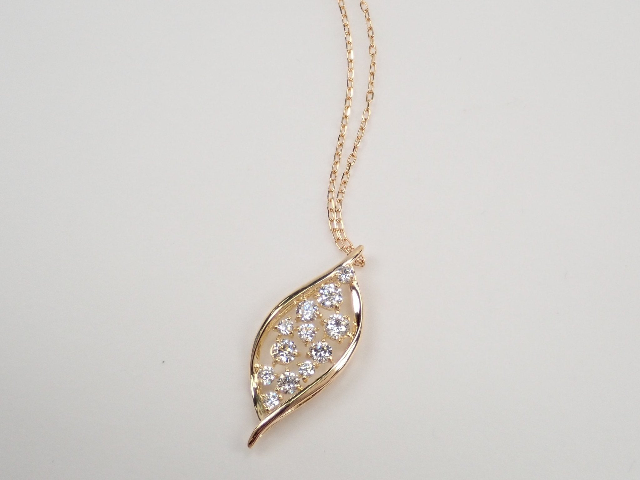 K18ダイヤモンド0.37ct ペンダント（ネックレス） - KARATZ STORE｜カラッツSTORE