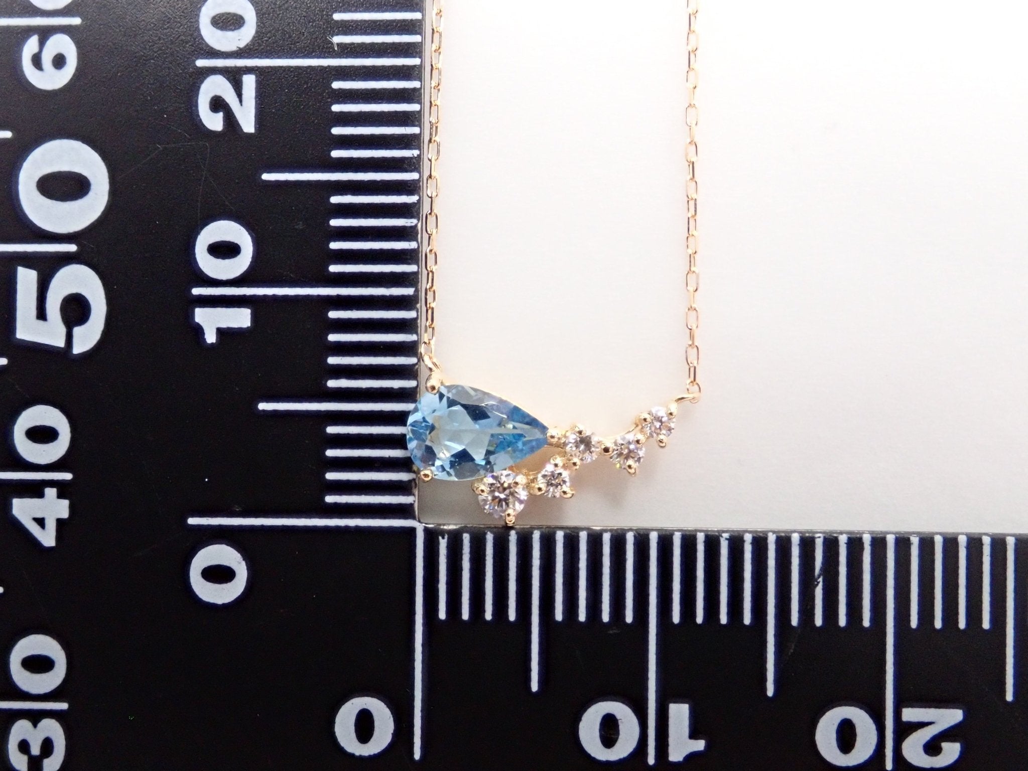 K18サンタマリアアクアマリン0.3ct ペンダント（ネックレス） - KARATZ STORE｜カラッツSTORE