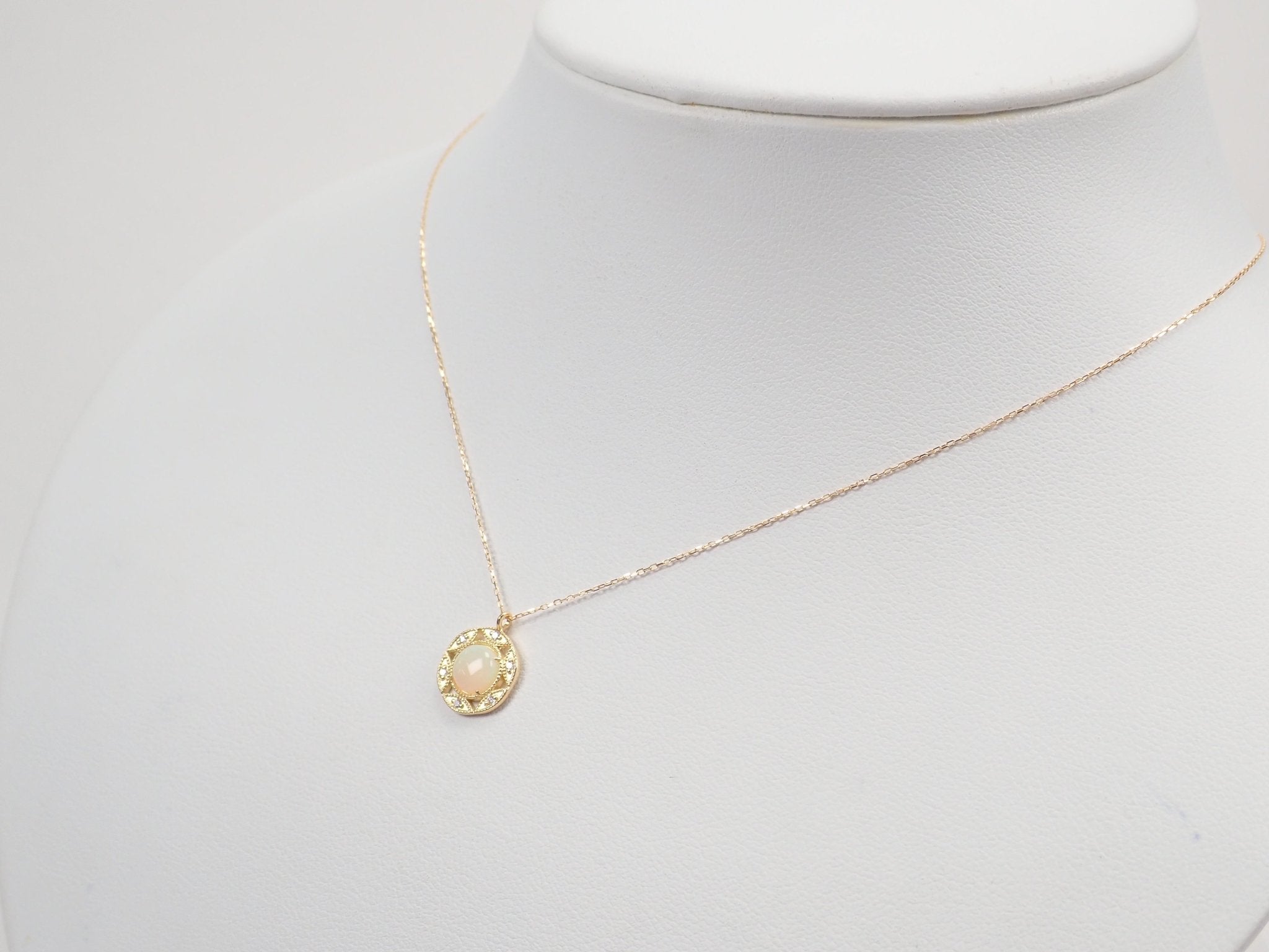 K18オパール0.46ct ペンダント（ネックレス） - KARATZ STORE｜カラッツSTORE